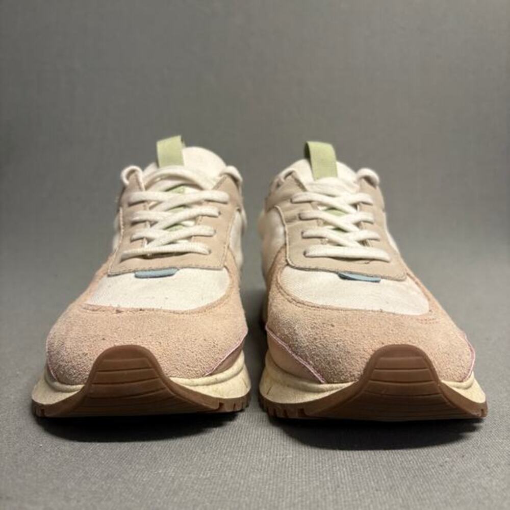 Madewell Kickoff Trainer Sneakers‎ in Neutral Colorblock Leather Women's - Picture 3 of 14